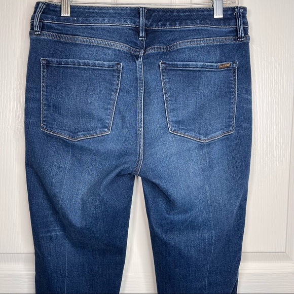 White House Black Market High Rise The Straight Crop Sz 8 L - Picture 8 of 13